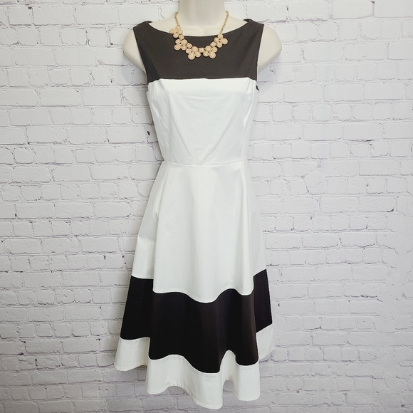 kate spade white colorblock dress